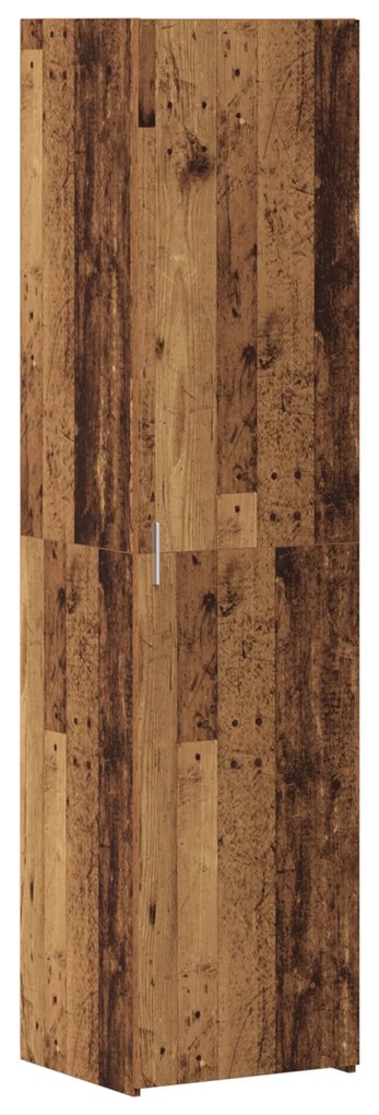 vidaXL Υψηλόμπαρο Φθαρμένο Ξύλο 45x42.5x185 εκ. MDF