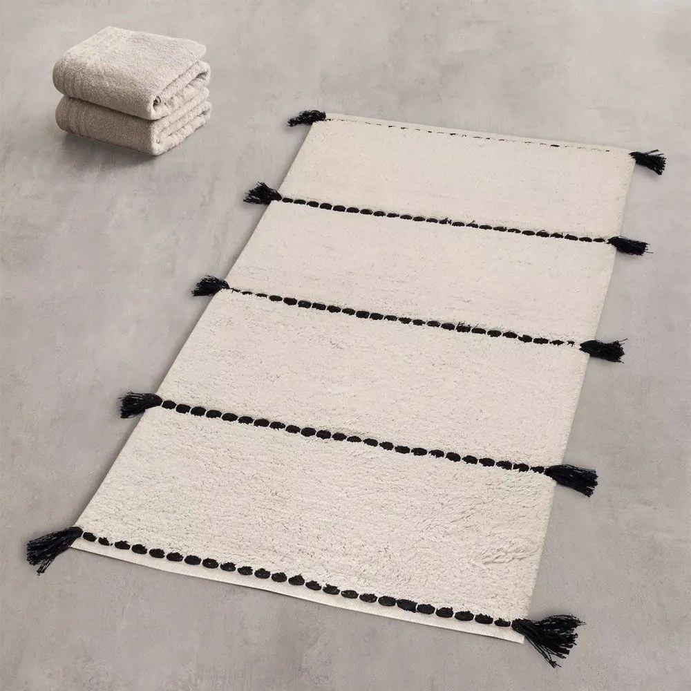 Πατάκι Μπάνιου Travis Nature Kleine Wolke 60X90 100% Cotton