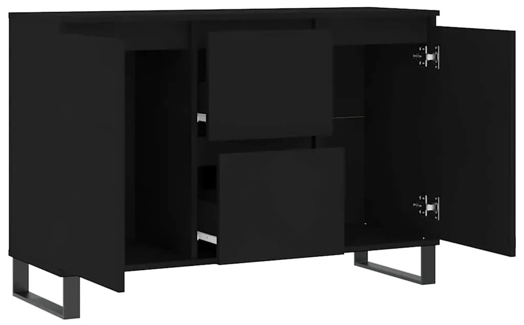 vidaXL Μπουφές Μαύρος 104 x 35 x 70 εκ. από Επεξεργασμένο Ξύλο