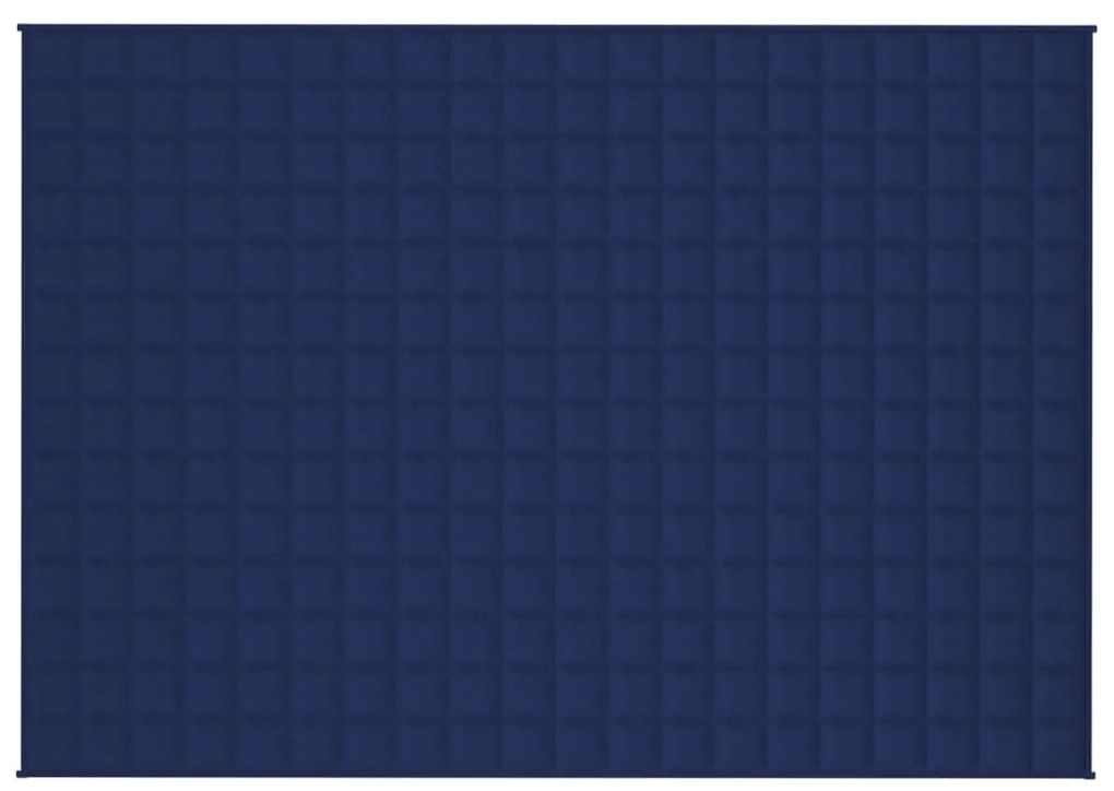 vidaXL Κουβέρτα Βαρύτητας Μπλε 135 x 200 εκ. 10 κ. Υφασμάτινη