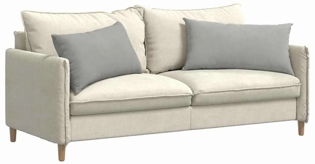 vidaXL Μαξιλάρι Καναπέ 2 pcs Ανοιχτό γκρι 80 x 40 cm ύφασμα