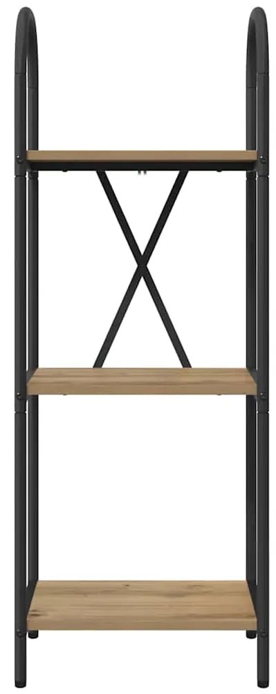 vidaXL Ράφι Βιβλίων artisan δρυς 40 x 30 x 109 εκ Επεξεργασμένο ξύλο