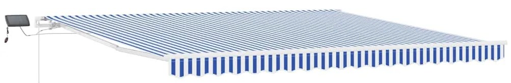 vidaXL Σκηνίτσα Αναδιπλούμενη with Μπλε και λευκό 4.5 x 3 m
