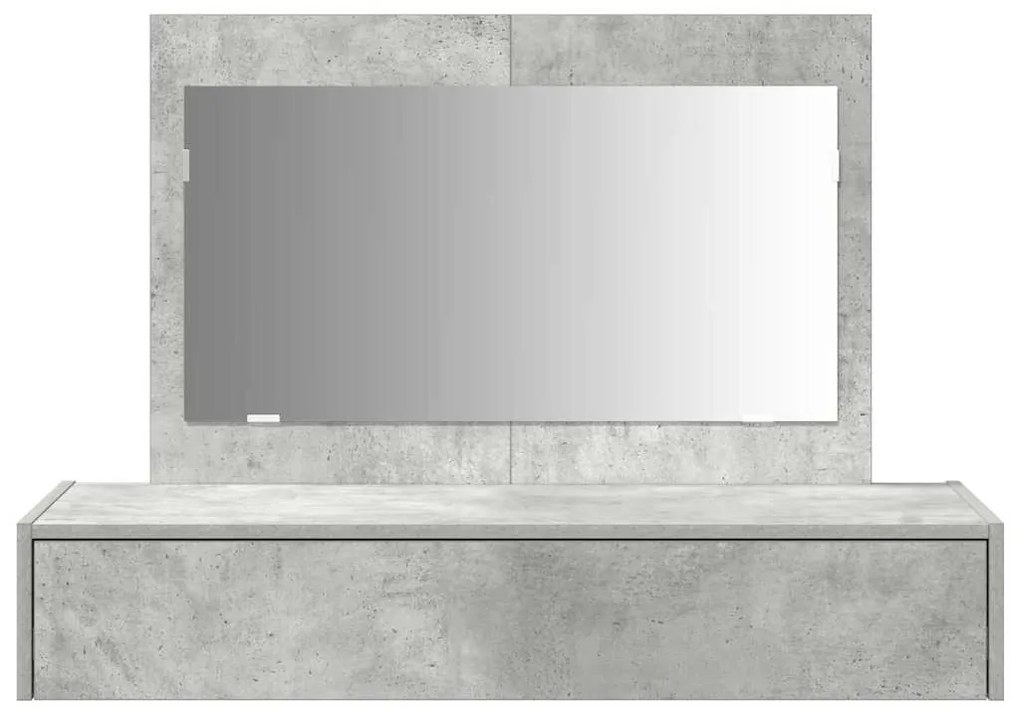 vidaXL Τραπέζι περιποίησης Γκρι 100 x 40 x 70 εκ. Επεξεργασμένο ξύλο