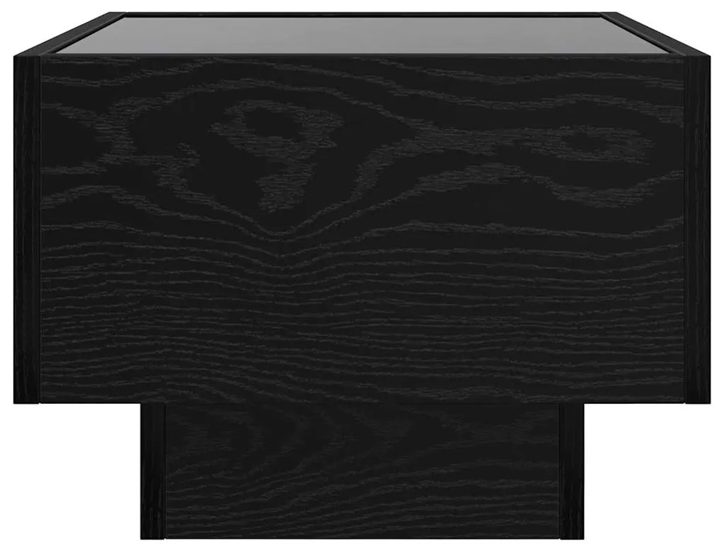 vidaXL Τραπεζάκι σαλονιού Μαύρη δρυς 40 x 40 x 30 cm