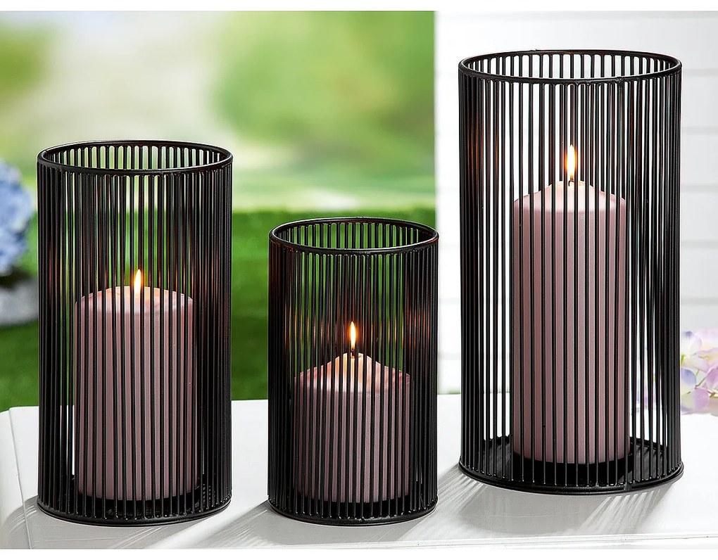 Φανάρι ArteLibre Μαύρο Μέταλλο 28cm