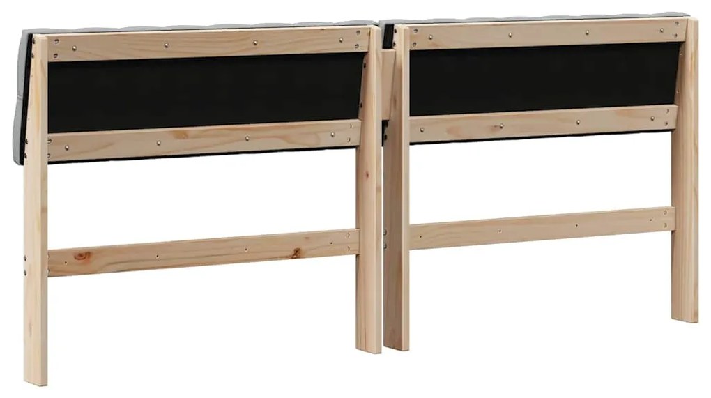 vidaXL Ταπετσαρισμένο κεφαλάρι Ανοιχτό γκρι 180 cm