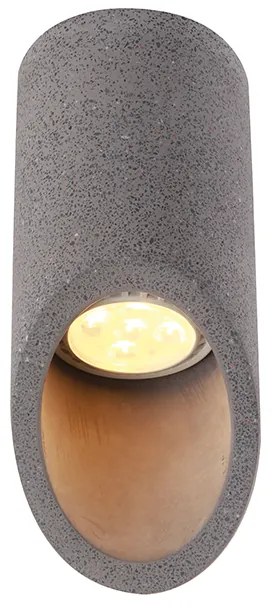 Φωτιστικό Οροφής Aca MK151S16B FALTSO Μαύρο Ματ (Black Mat)