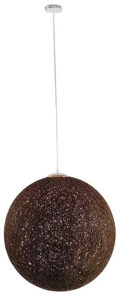 Φωτιστικό Οροφής Oceana 01362 1xΕ27 Φ60x60cm Brown GloboStar