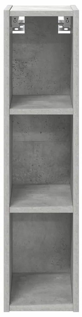 vidaXL Κρεμαστό ντουλάπι Σκυρόδεμα Γκρι 20 x 29,5 x 80 εκ.