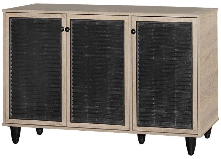 Παπουτσοθήκη-ντουλάπι Ronan χρώμα φυσικό 105x35x66εκ 105x35x66 εκ.