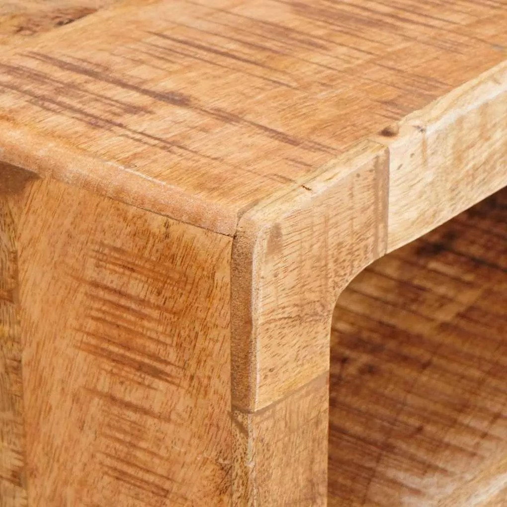 vidaXL Τραπέζι περιποίησης Καφέ 90 x 76 x 45 εκ. Μασίφ ξύλο μάνγκο