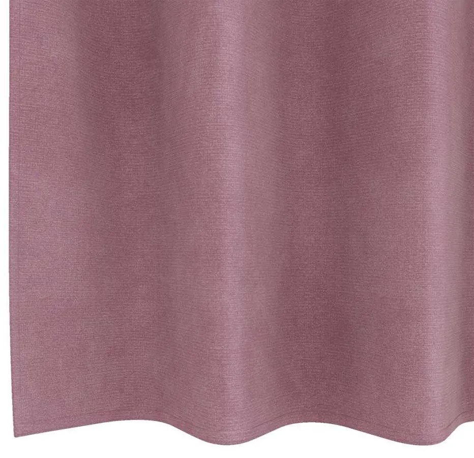 vidaXL Κουρτίνες με κουρτίνες 2 pcs Σκούρο Ροζ 140 x 260 cm Βελούδο