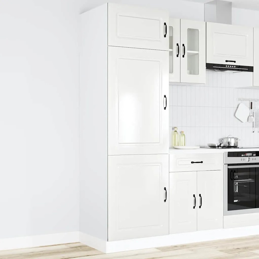 Ντουλάπι κουζίνας "Kalmar" High Gloss White Engineered Wood