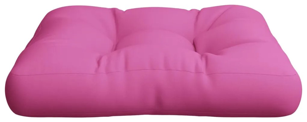 vidaXL Μαξιλάρι Παλέτας Ροζ 60 x 60 x 12 εκ. Υφασμάτινο