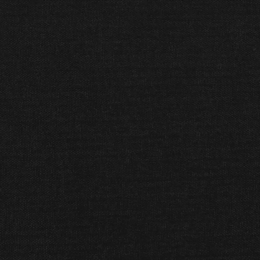 Κρεβάτι Boxspring με Στρώμα & LED Μαύρο 120x190 εκ. Υφασμάτινο 3270269