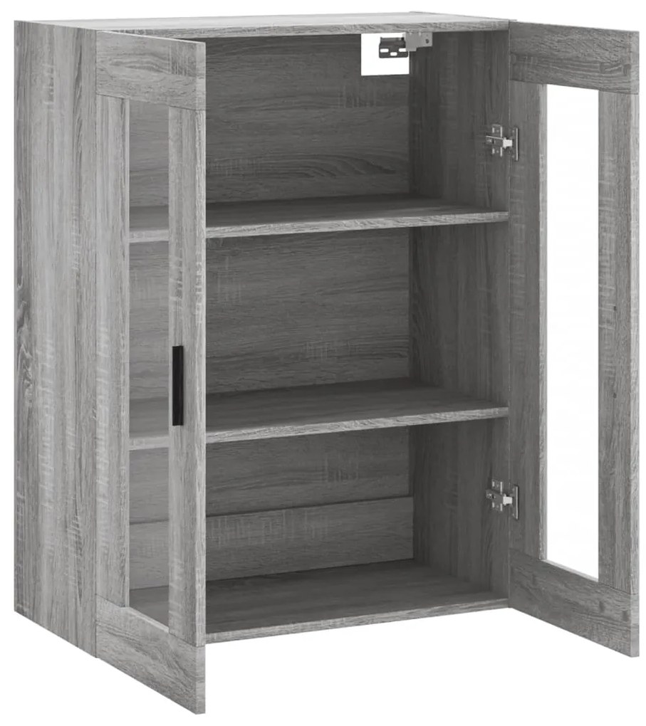 vidaXL Ντουλάπι Τοίχου Γκρι Sonoma 69,5 x 34 x 90 εκ.