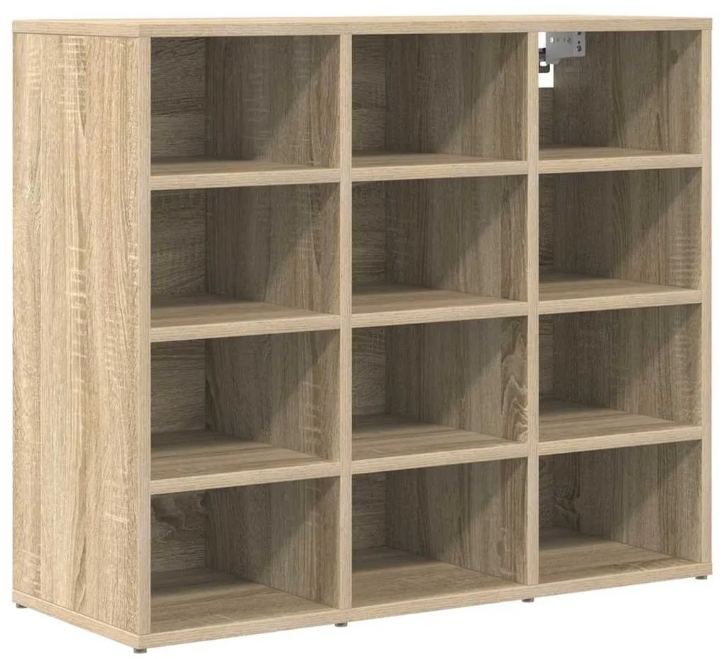 vidaXL Παπουτσοθήκη Sonoma Δρυς 77.5 x 30 x 67 εκ. Επεξεργασμένο ξύλο