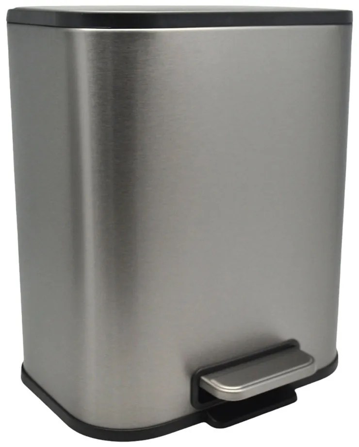 Καλάθι Μπάνιου Soul Soft Close Finger Print Proof Inox 5lt ANKOR