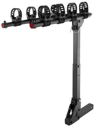 VEVOR Hitch Mount Bike Rack, 4-Bike Carrier Rack, 150 LBS Capacity Bike Rack Hitch for 2-inch Receiver, Titling and Folding Bike Carrier with No-Wobble U Bolt and Strap, for Car, SUV, Truck, RV, Rectangular interface