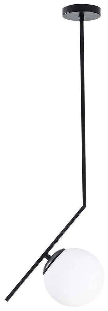 Φωτιστικό Οροφής Dolunay 521SHN1129 25x15x76cm 1xE27 40W Black-White Opviq
