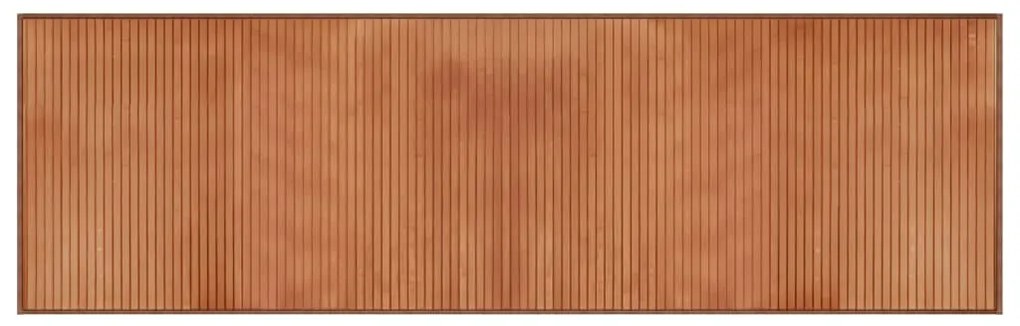 vidaXL Χαλί Ορθογώνιο Καφέ 60 x 200 εκ. Μπαμπού