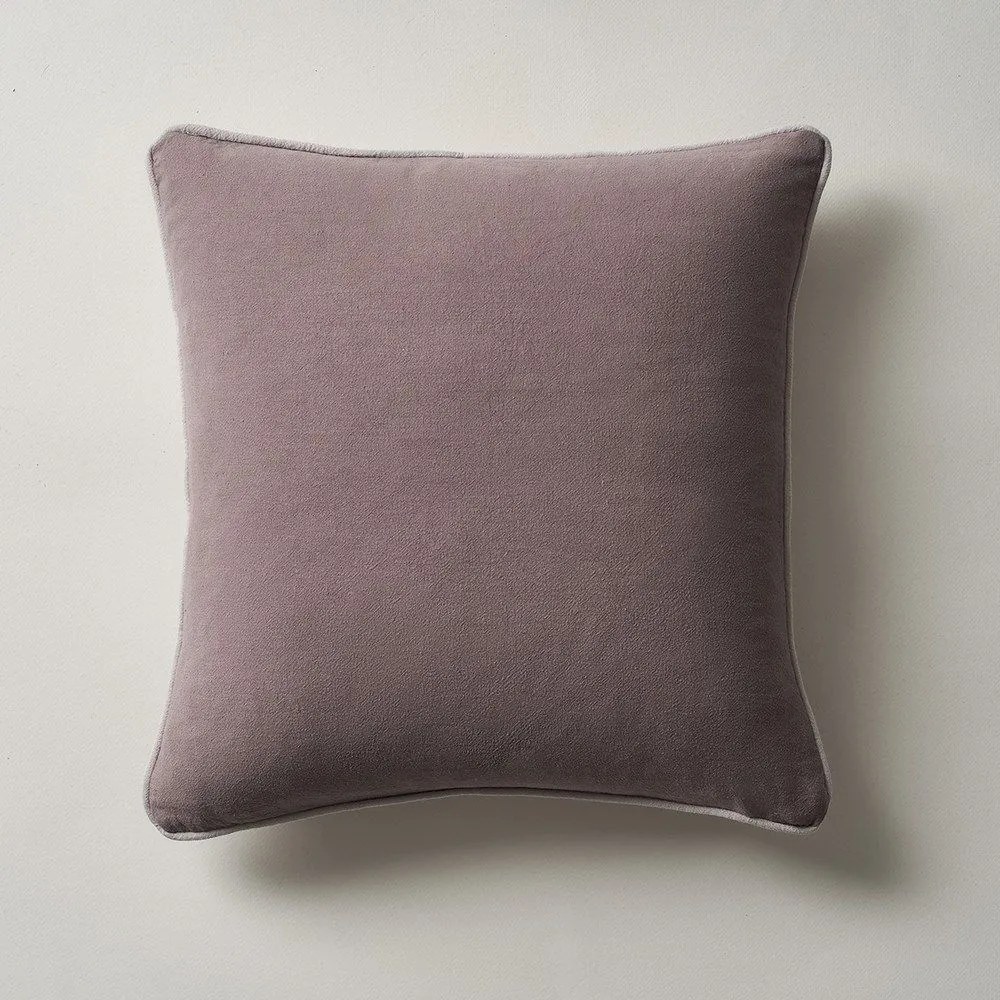 Μαξιλαροθήκη Διακοσμητική Valerie 381 Mauve Grey Gofis Home 43X43 100% Cotton