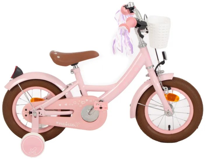 Perfect 12 Inch 21 cm Girls Coaster Brake PinkAMIGO