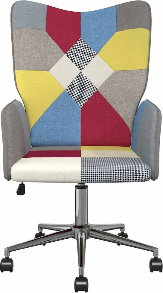 vidaXL Πολυθρόνα Relax Σχέδιο Patchwork Υφασμάτινη