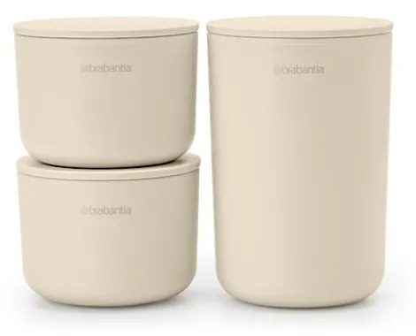 Brabantia 1006269 Σετ αποθήκευσης αξεσουάρ ReNew Soft Beige 3τμχ