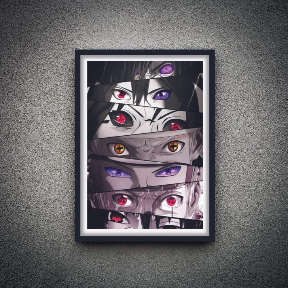 Πόστερ &amp; κάδρο NARUTO EYES AN013 30x40cm Εκτύπωση Πόστερ (χωρίς κάδρο)