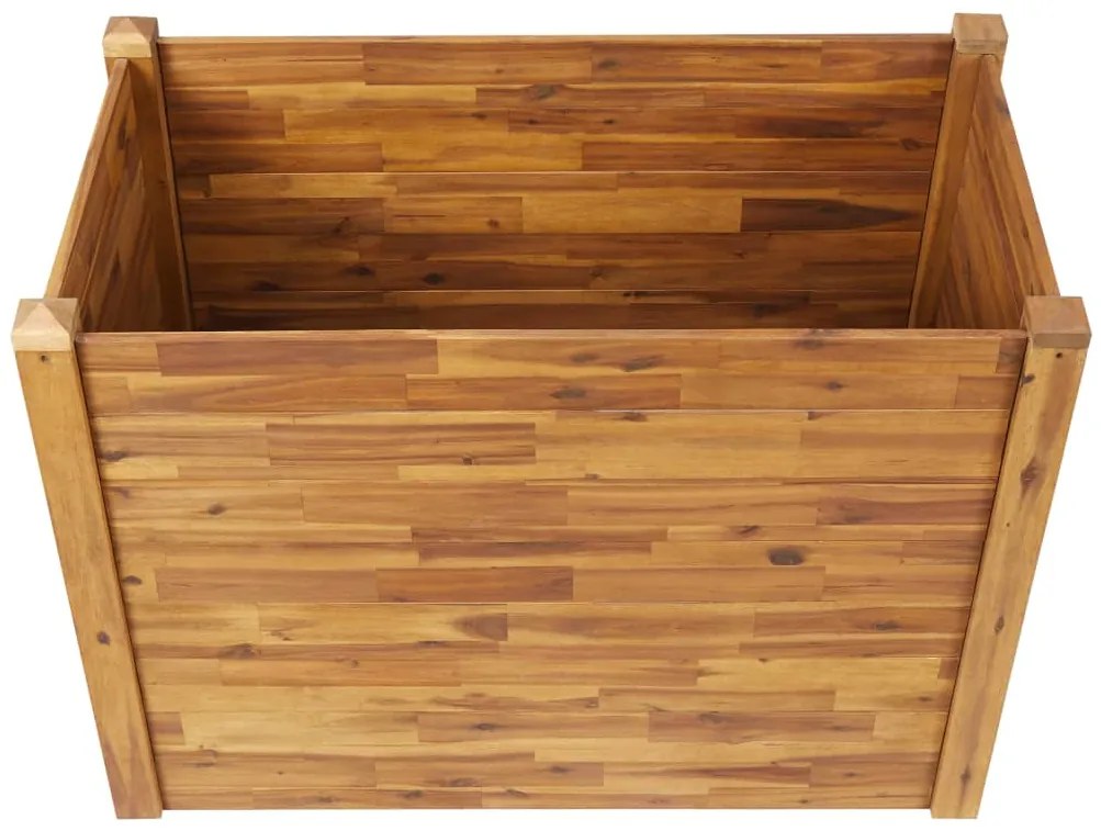 vidaXL Ζαρντινιέρα Υπερυψωμένη 110 x 60 x 84 εκ. Μασίφ Ξύλο Ακακίας