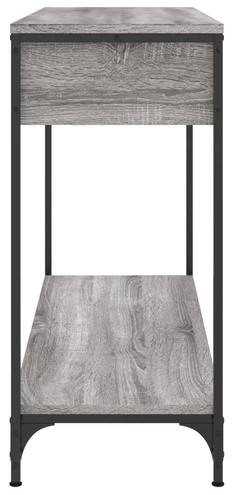 vidaXL Τραπέζι Κονσόλα Γκρι Sonoma 100x34,5x75 εκ. Επεξεργασμένο Ξύλο