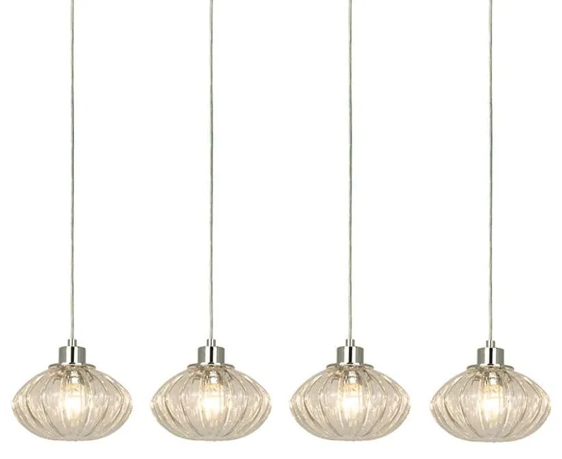 Φωτιστικό Οροφής - Ράγα 77-3742 SE331530-04 Adele Congac Glass Homelighting Glass