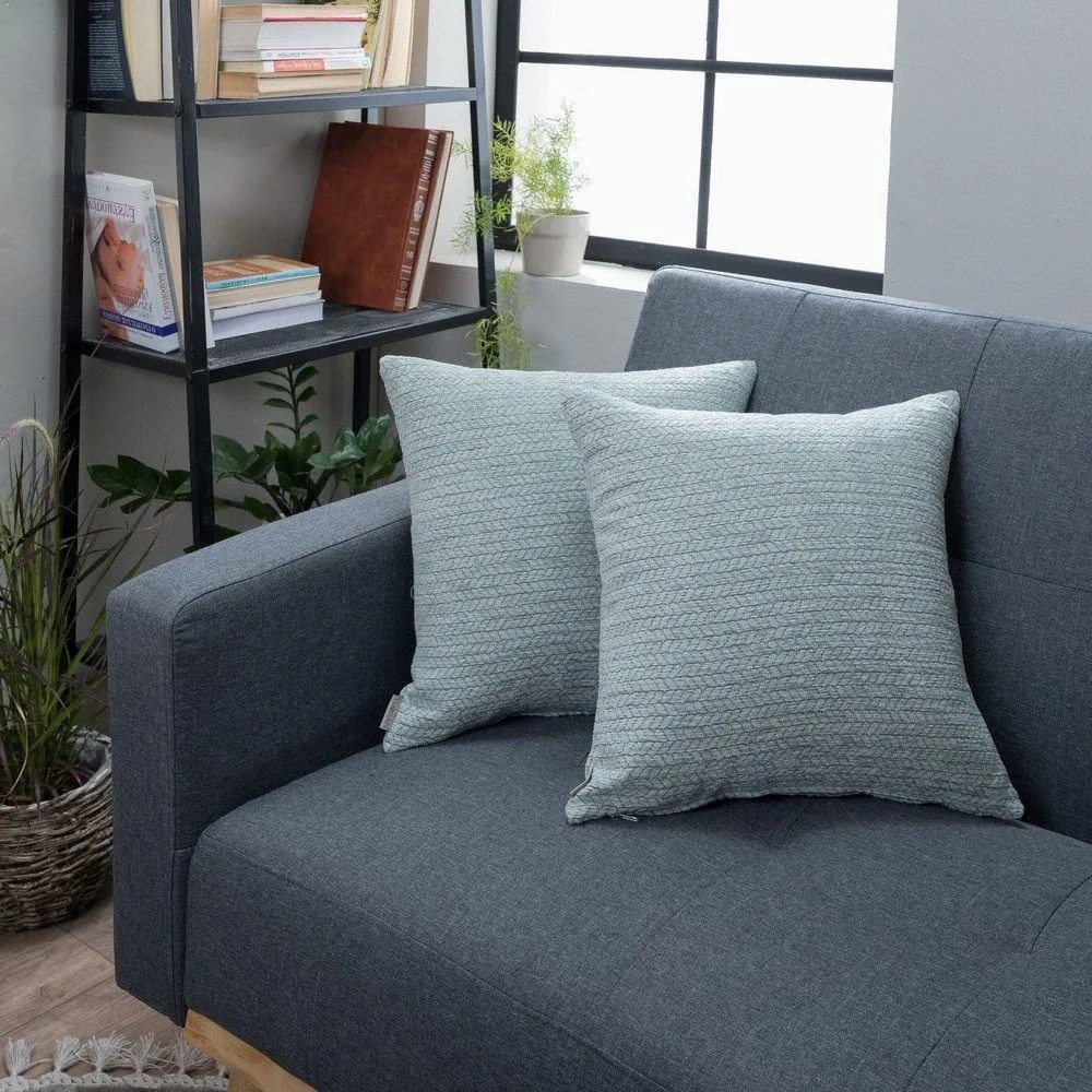Μαξιλάρι Διακοσμητικό (Με Γέμιση) Melrose 13 Mint Teoran 43X43 Acrylic,Cotton,Polyester