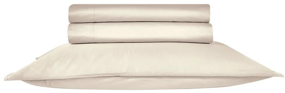 Μαξιλαροθήκες Opulence 121 Σετ 2τμχ Ecru Kentia 50Χ70 50x70cm 100% Cotton Satin
