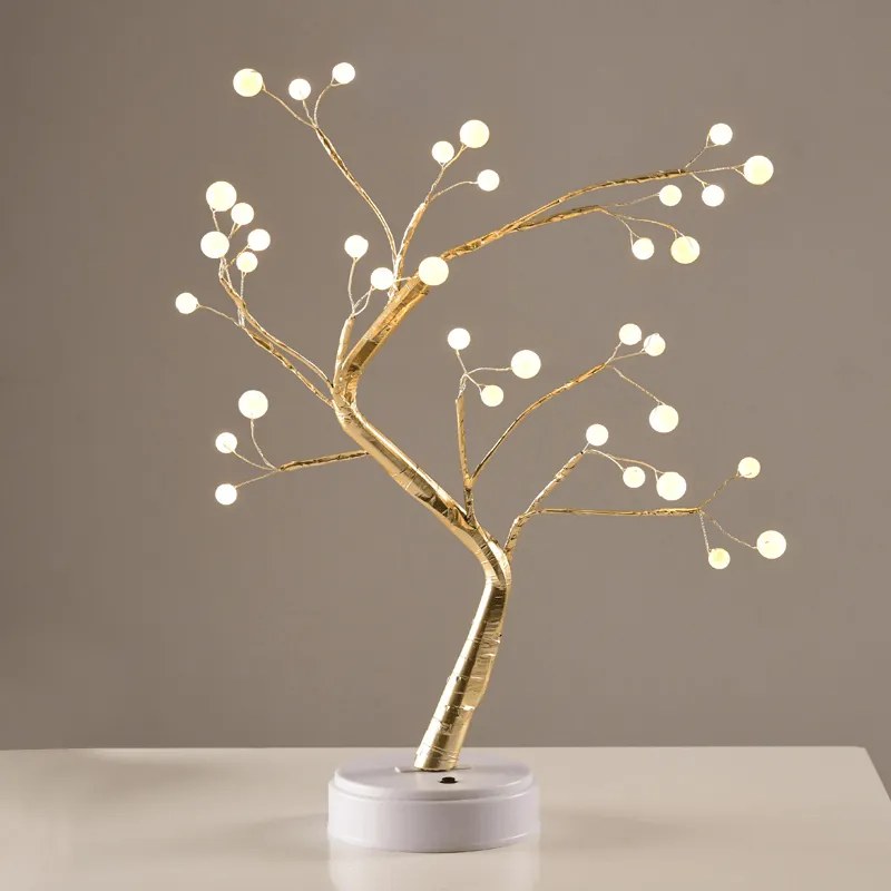 Διακοσμητικό Δεντράκι Με LED Aca Gold Tree &amp; Ball Lights X1036152