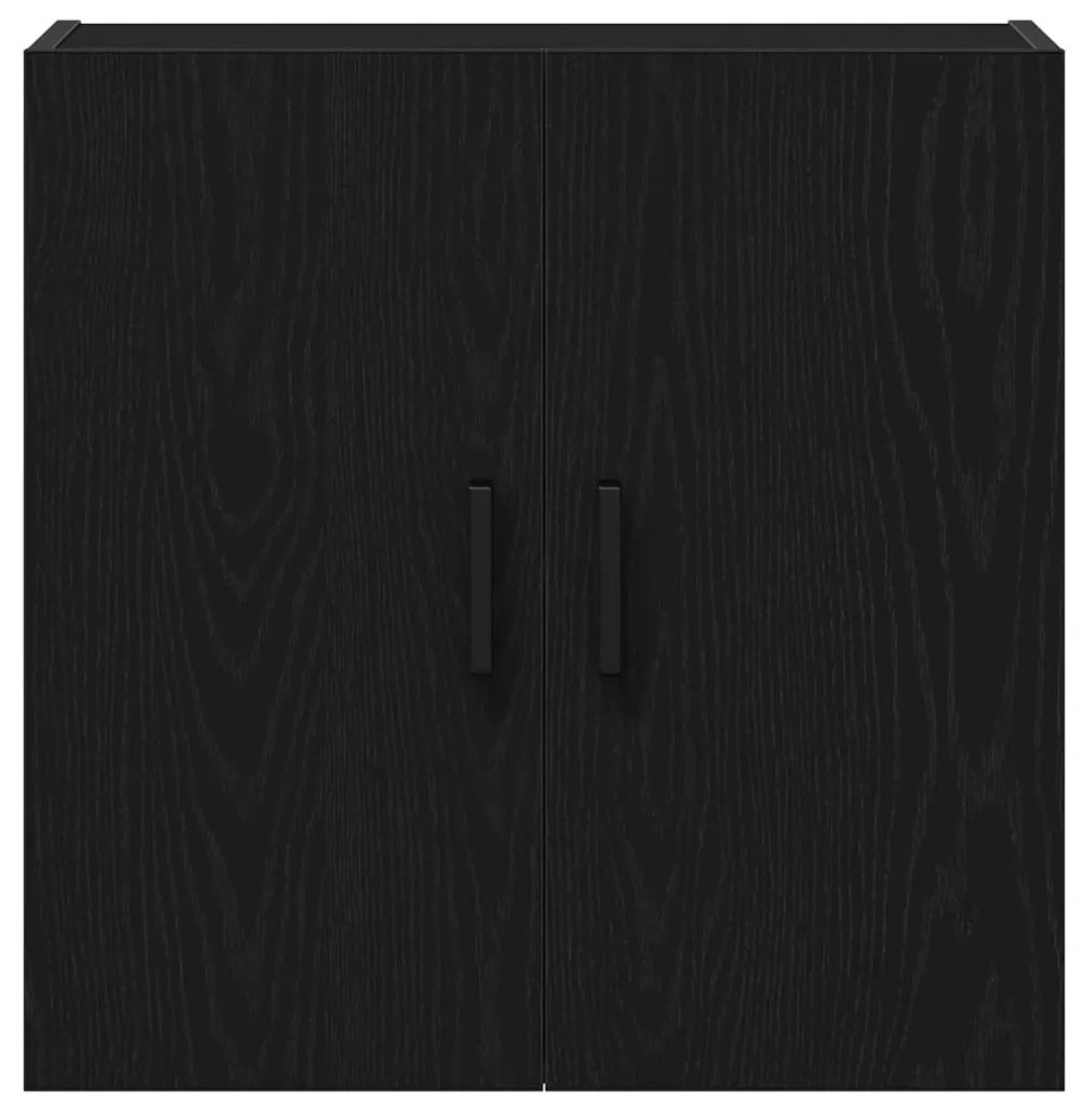 vidaXL Ντουλάπα Τοίχου Μαύρη δρυς 60 x 31 x 60 εκ. Επεξεργασμένο ξύλο