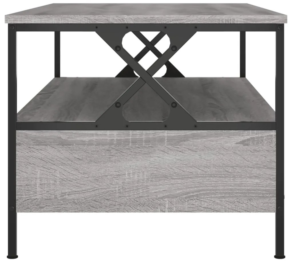 vidaXL Τραπεζάκι Σαλονιού Γκρι Sonoma 100 x 51 x 45 εκ. Επεξεργ. Ξύλο