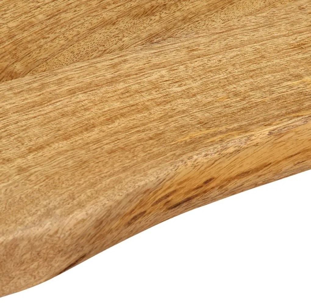 vidaXL Επιφάνεια Τραπεζιού 110x40x2,5 εκ. Live Edge Μασίφ Ξύλο Μάνγκο