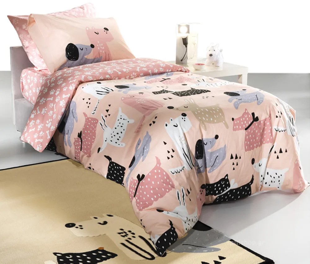 Σεντόνια Μονά (Σετ) Saint Clair Doggy Pink
