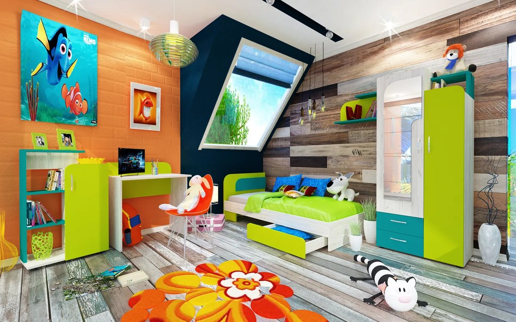 Παιδικό υπνοδωμάτιο, Nemo, 82/190, Genomax Genom1219920991