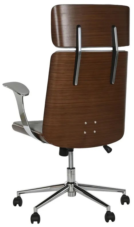 Καρέκλα γραφείου με κεφαλάρι Home ESPRIT Μπεζ Ελεφαντόδοντο