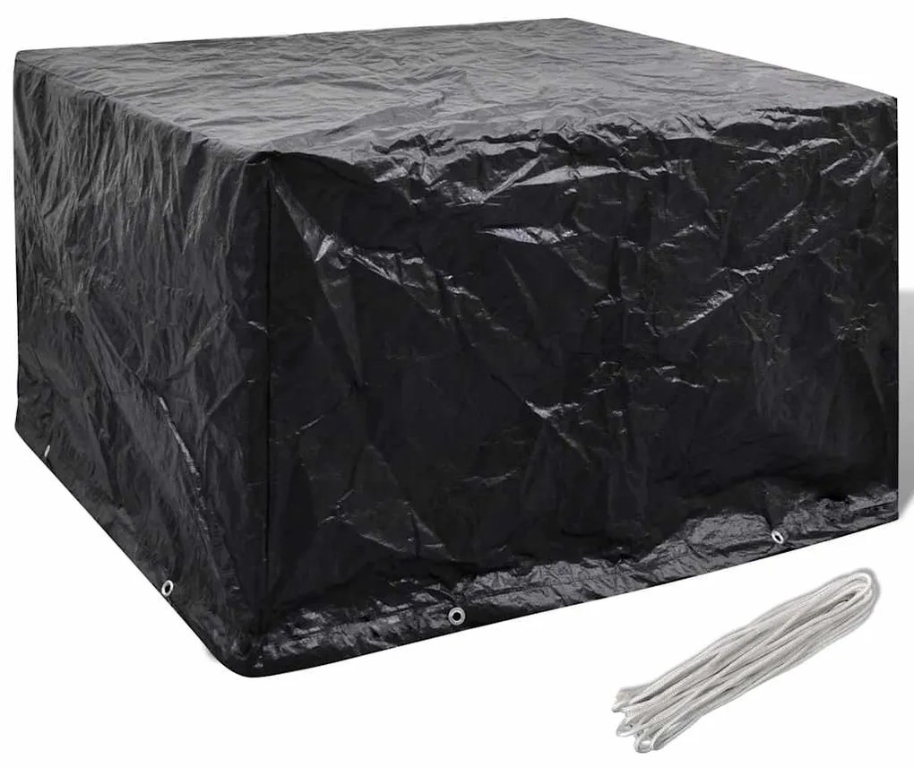 vidaXL Κάλυμμα Επίπλων Κήπου με 8 Κρίκους 135 x 135 x 90 εκ.