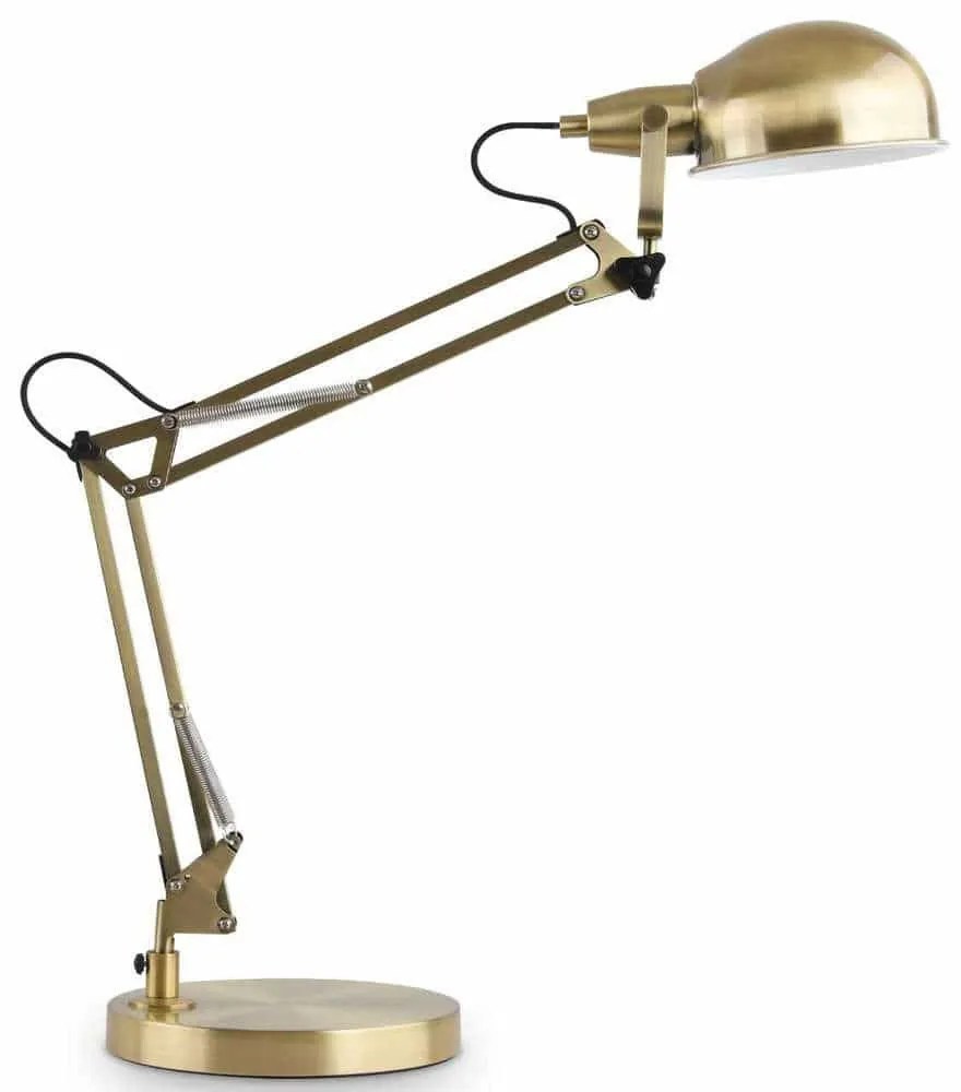 Φωτιστικό Επιτραπέζιο Johnny 313368 21x51x65cm 1xE14 25W Brass Ideal Lux