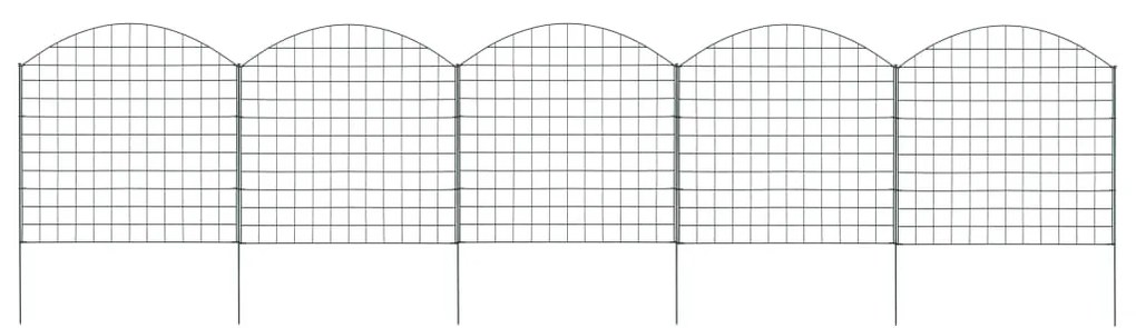 vidaXL Περίφραξη Κήπου Αψίδα Σετ Πράσινη 77,5 x 78,5 εκ.