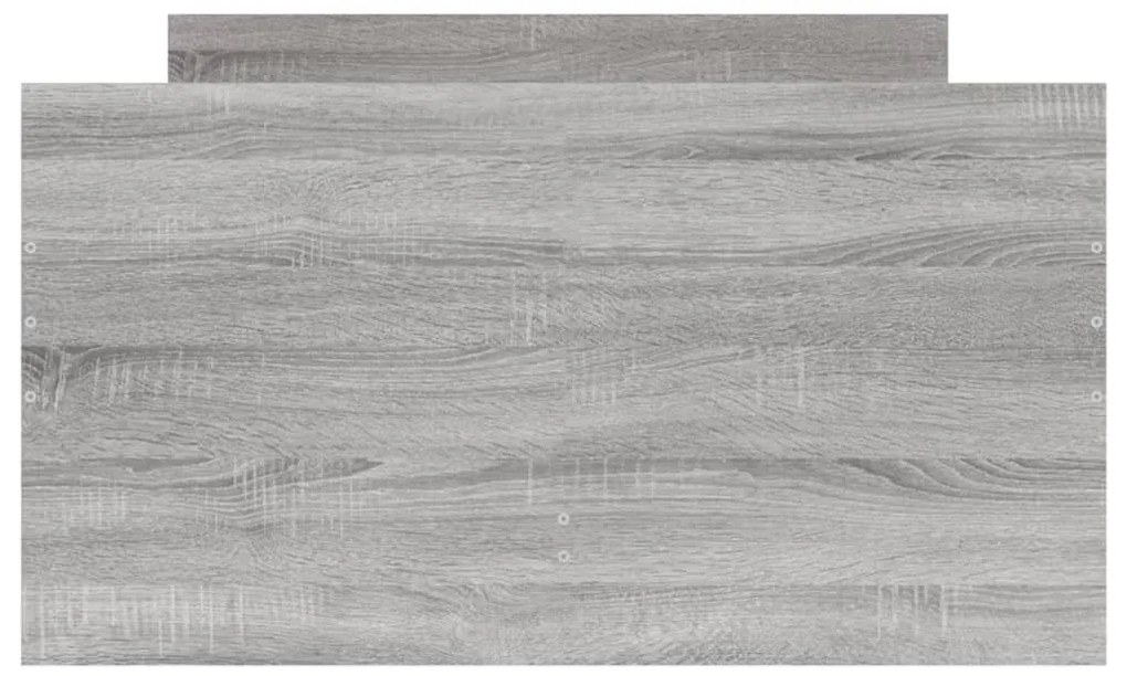 vidaXL Πλαίσιο Κρεβατιού Με Συρτάρια Γκρι Sonoma 75x190εκ Small Single