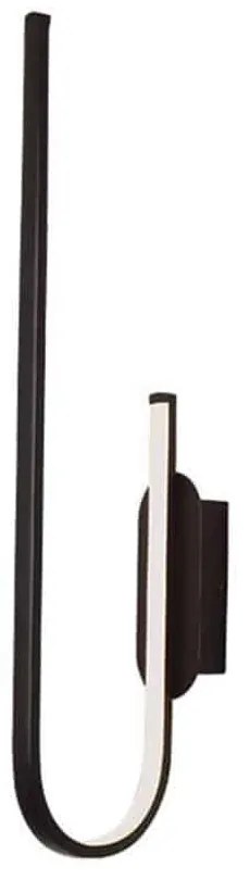 Φωτιστικό Τοίχου - Απλίκα Led 1936 18W 3000K 80Lm Black Aluminium