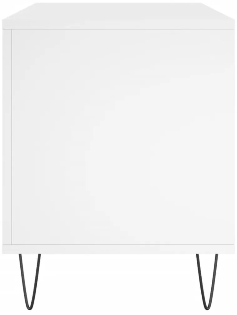 vidaXL Έπιπλο Δίσκων Λευκό 100 x 38 x 48 εκ. από Επεξεργασμένο Ξύλο