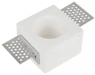 Χωνευτό Φωτιστικό Οροφής GU10 50W IP20 Λευκό S048 Zambelis-S048-Λευκό S048